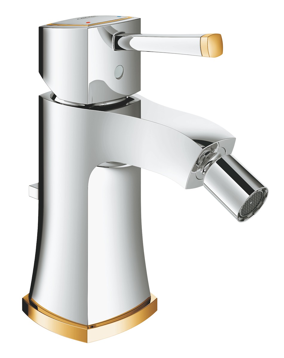 Bidetová baterie Grohe Grandera s výpustí chrom / gold 23315IG0 Grohe