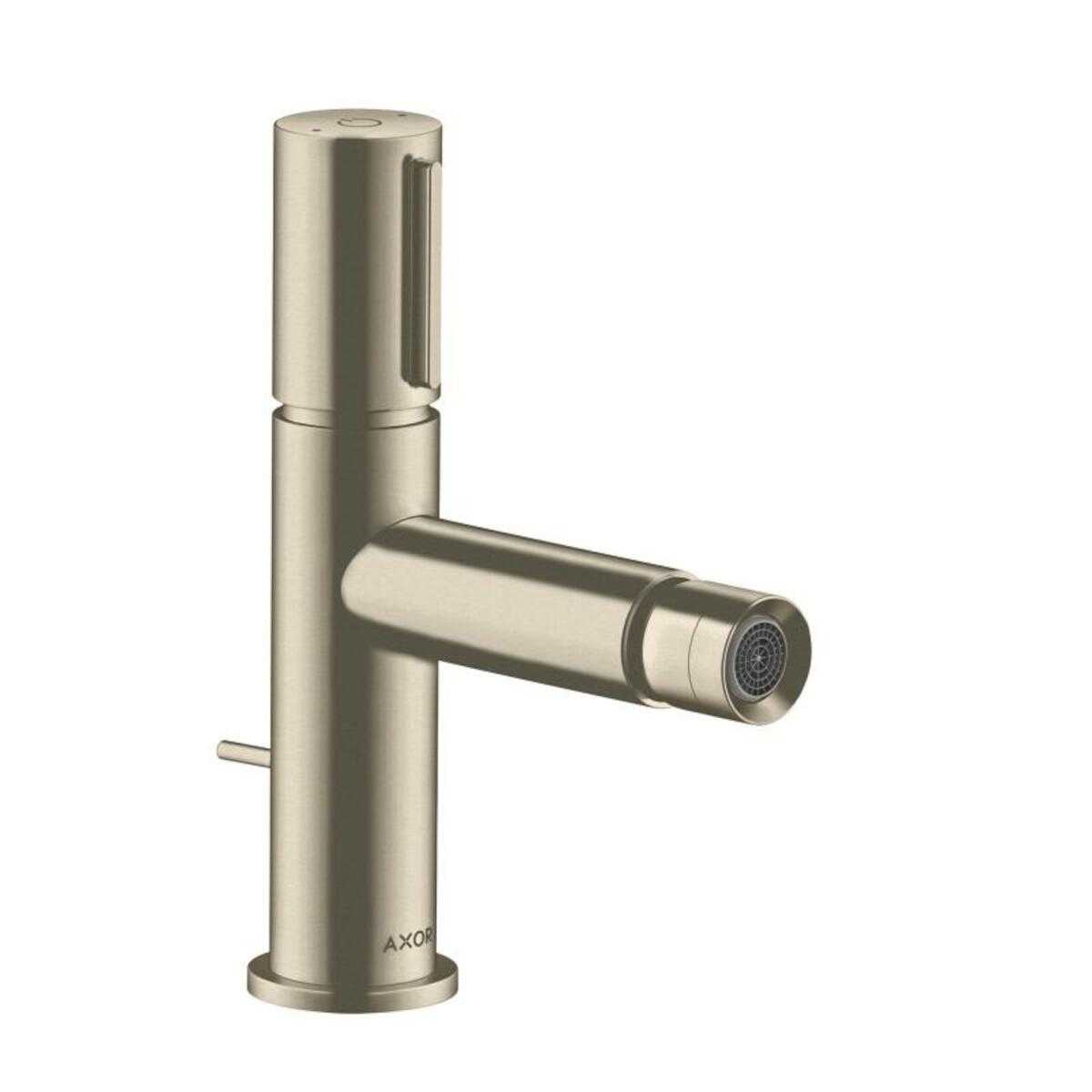 Bidetová baterie Hansgrohe Axor Uno s výpustí kartáčovaný nikl 45210820 Hansgrohe