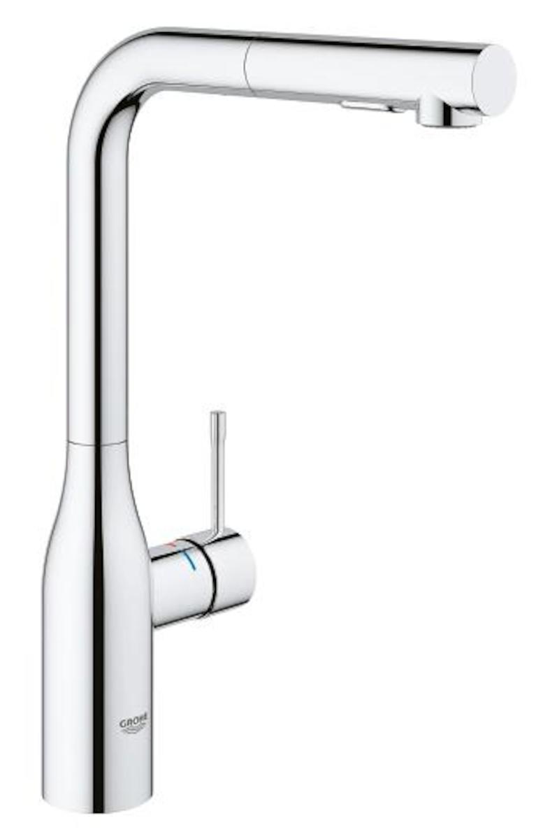 Dřezová baterie Grohe Essence New s vytahovací sprškou chrom 30270000 Grohe