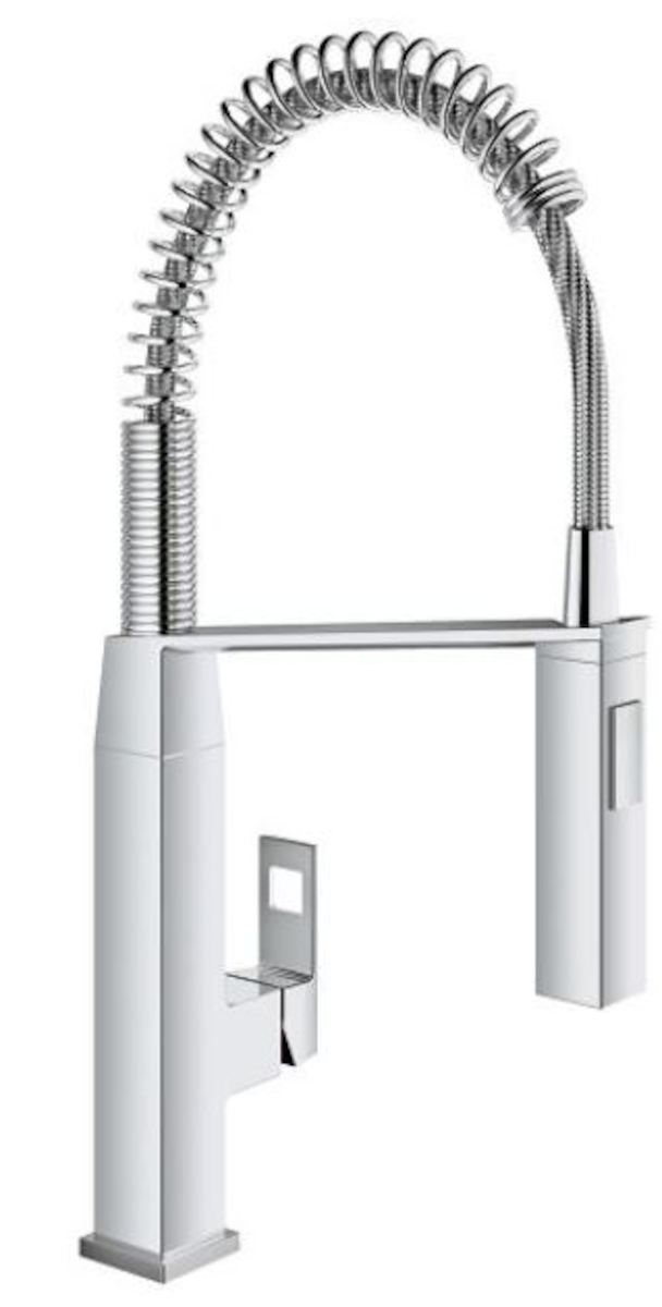 Dřezová baterie Grohe Eurocube s výpustí chrom 31395000 Grohe