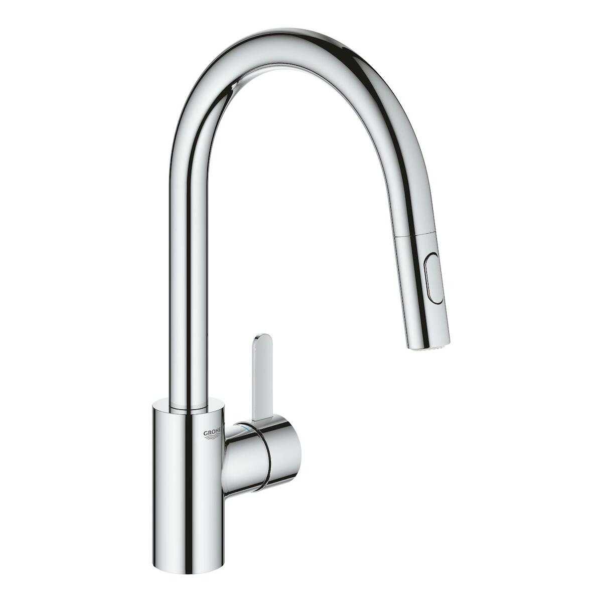 Dřezová baterie Grohe Eurosmart Cosmopolitan s vytahovací sprškou chrom 31481001 Grohe