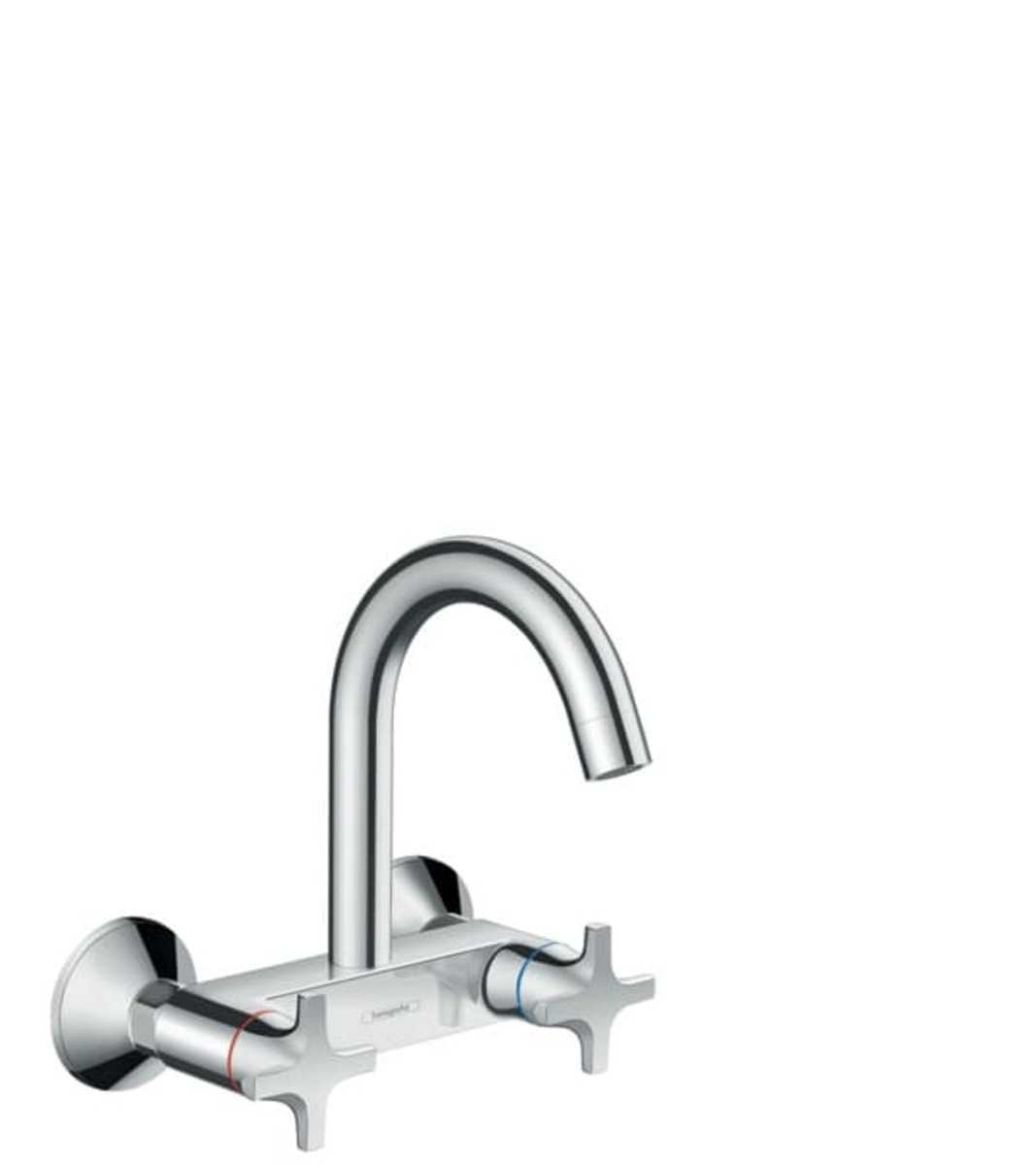 Dřezová baterie Hansgrohe Logis s otočným ramínkem 150 mm chrom 71284000 Hansgrohe