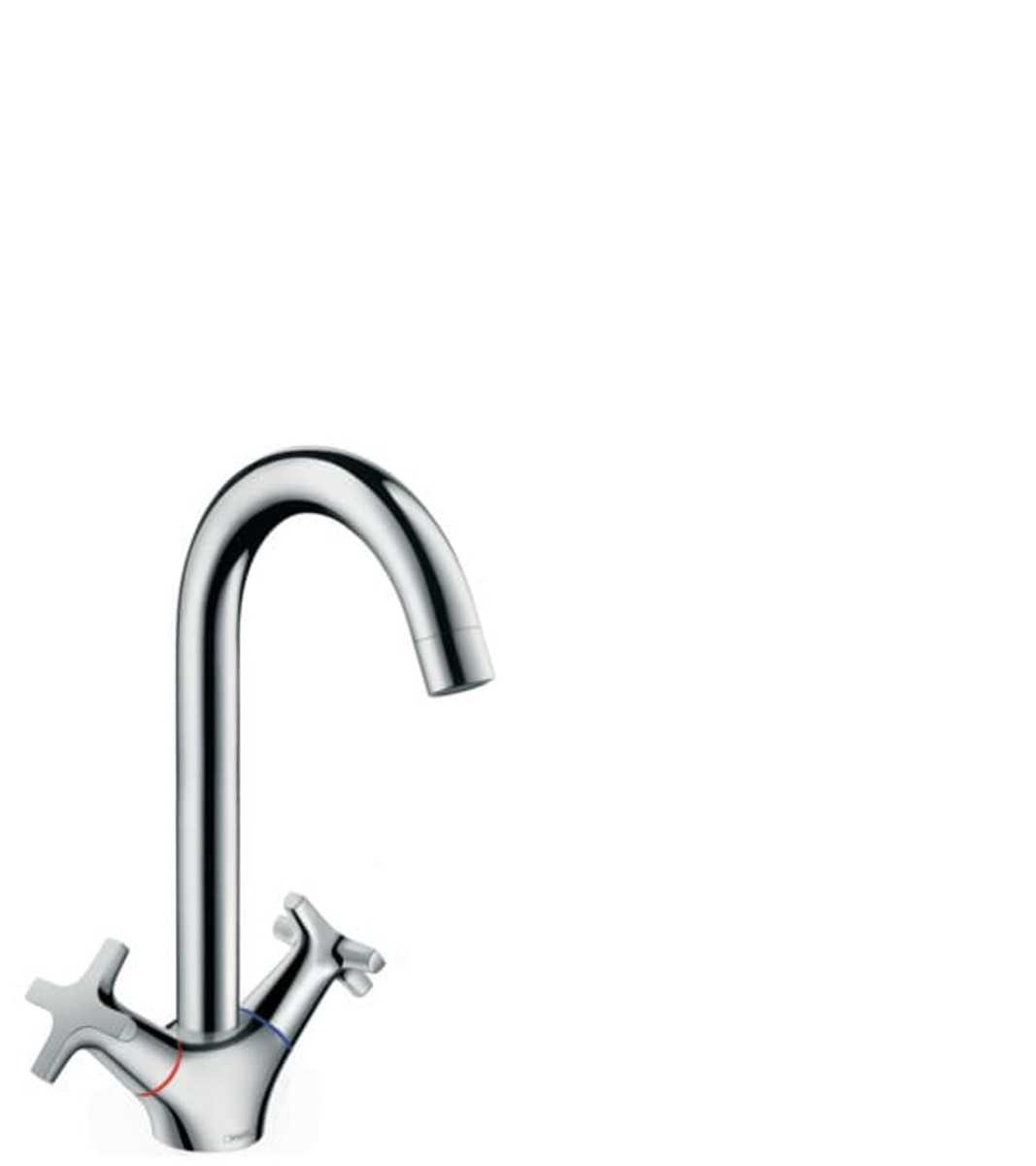 Dřezová baterie Hansgrohe Logis s otočným ramínkem chrom 71283000 Hansgrohe