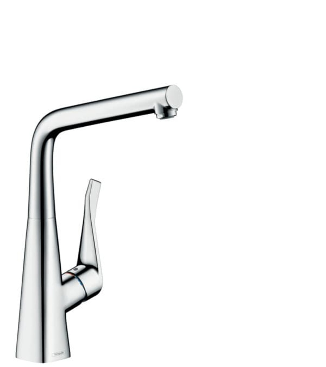 Dřezová baterie Hansgrohe Metris s otočným ramínkem chrom 14782000 Hansgrohe