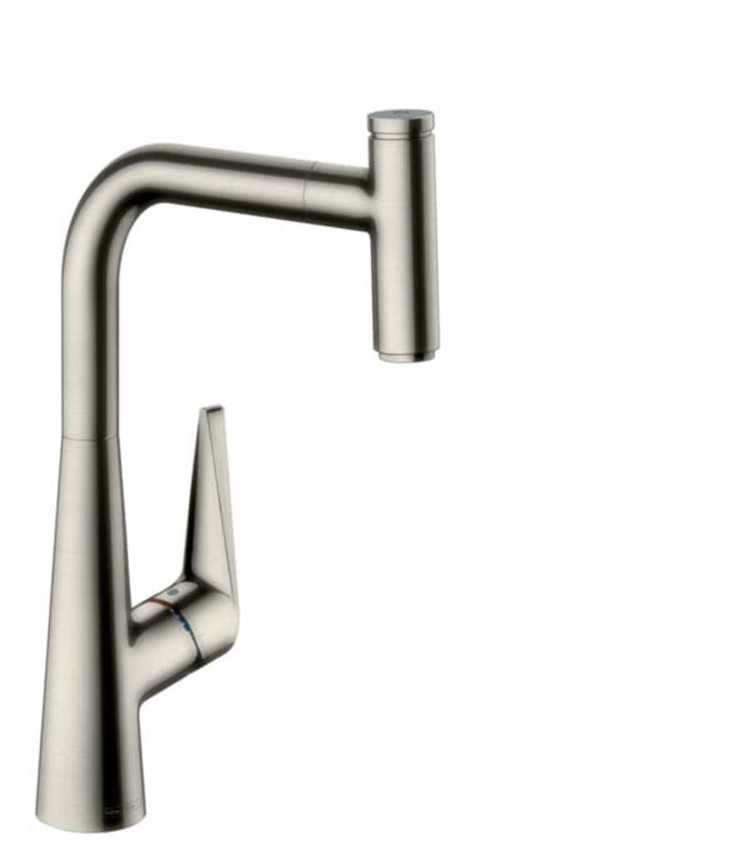 Dřezová baterie Hansgrohe Talis s vytahovací sprškou vzhled nerezu 73853800 Hansgrohe