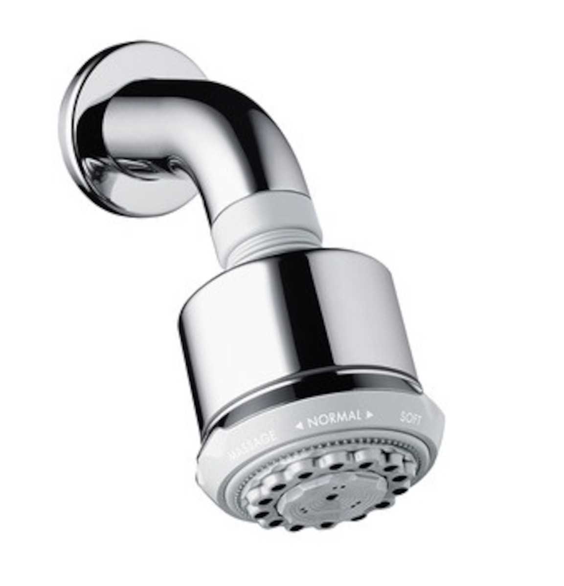 Hlavová sprcha Hansgrohe Clubmaster na stěnu včetně sprchového ramena chrom 27475000 Hansgrohe