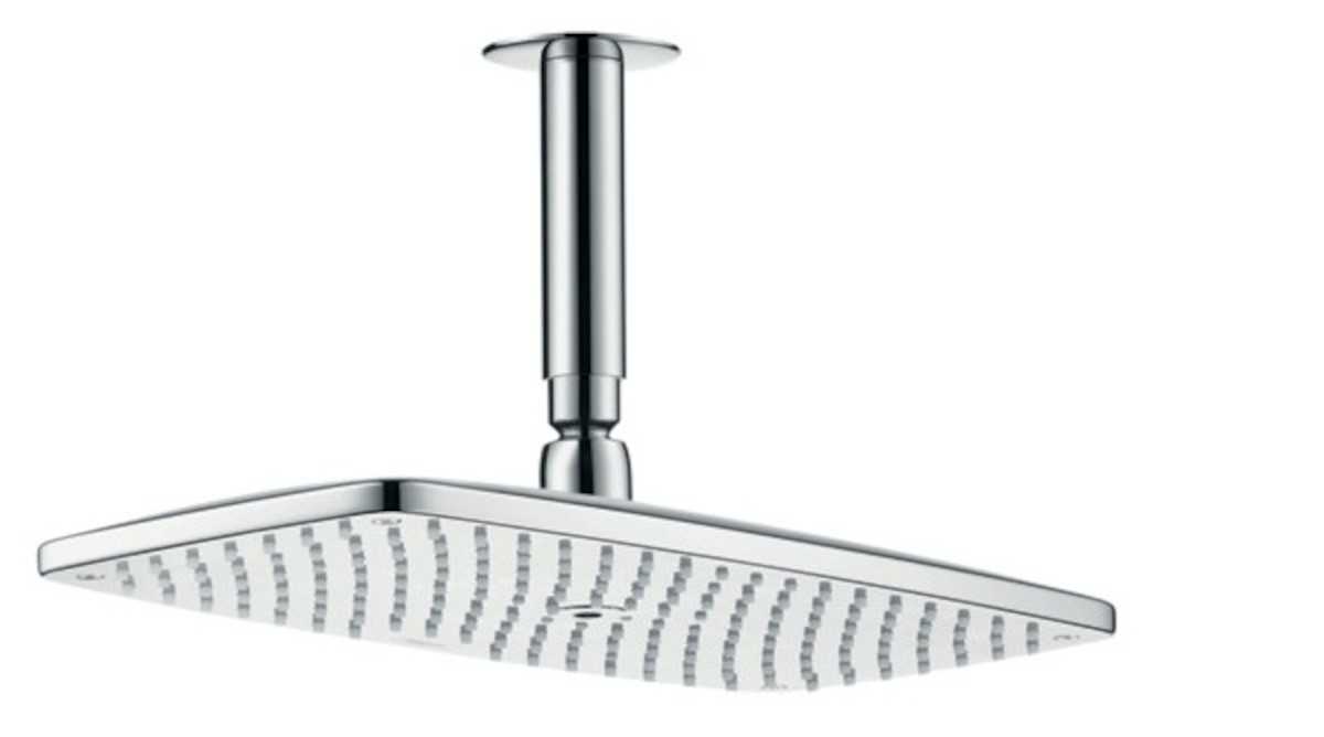 Hlavová sprcha Hansgrohe Raindance E strop včetně sprchového ramena chrom 27381000 Hansgrohe