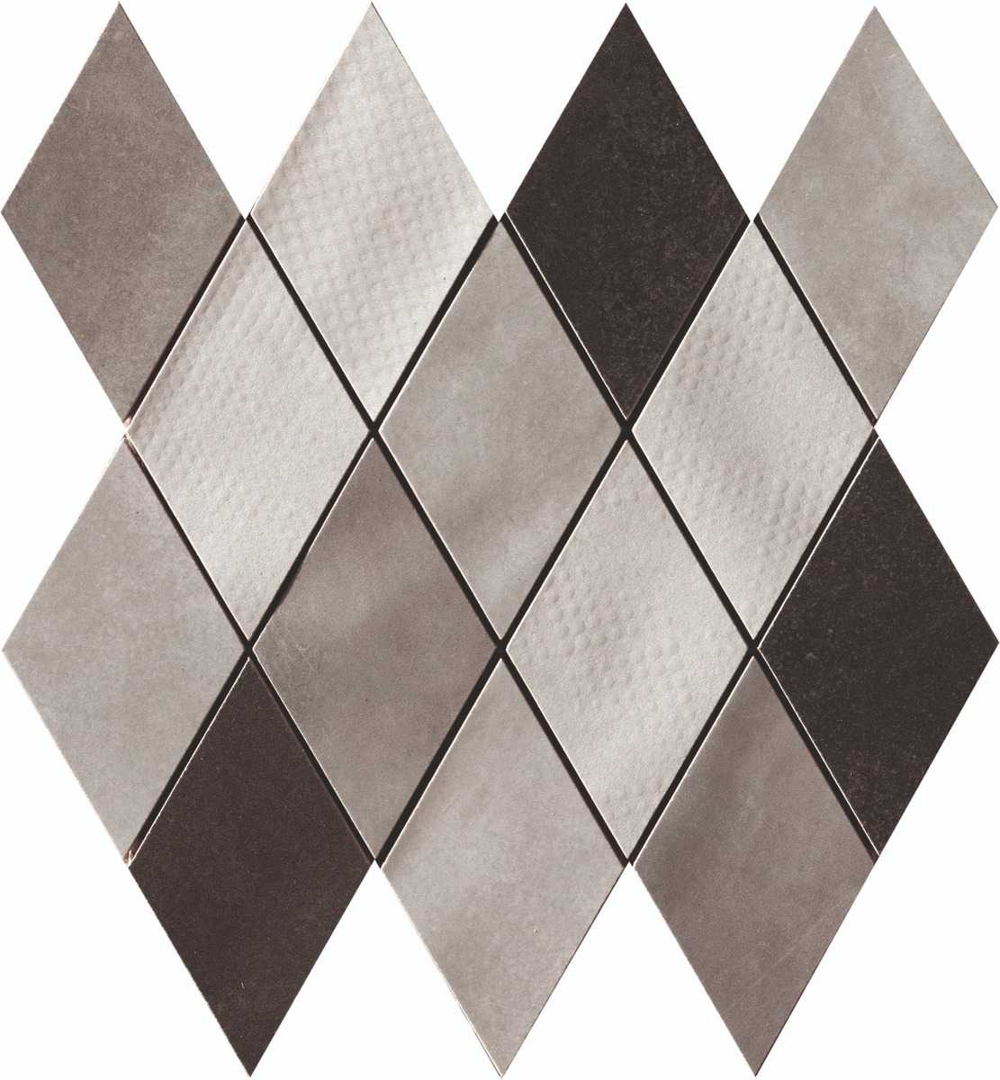 Mozaika Cir Materia Prima mix grey rombo 25x25 cm lesk 1069907 Cir