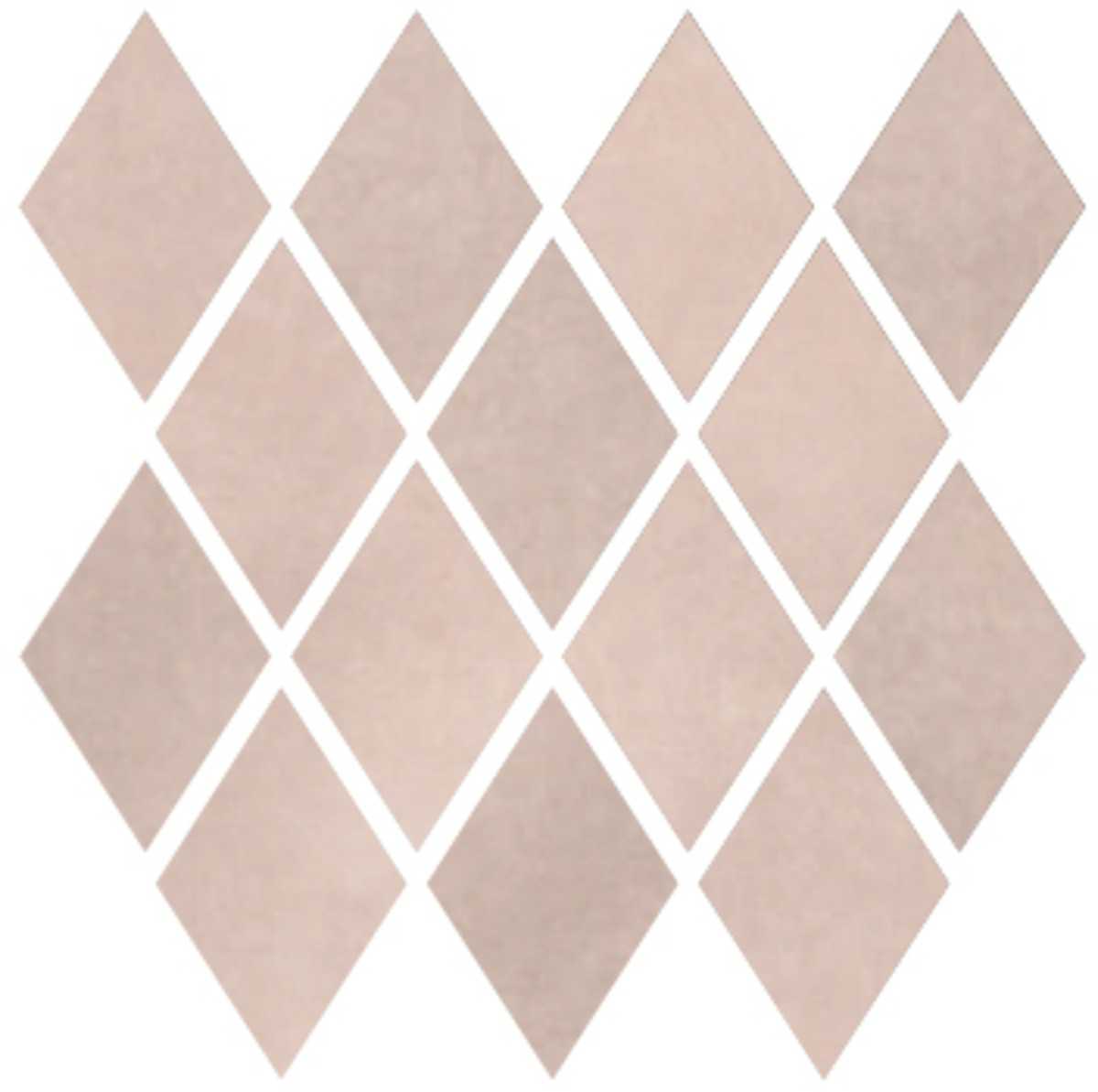 Mozaika Cir Materia Prima pink velvet rombo 25x25 cm lesk 1069903 Cir