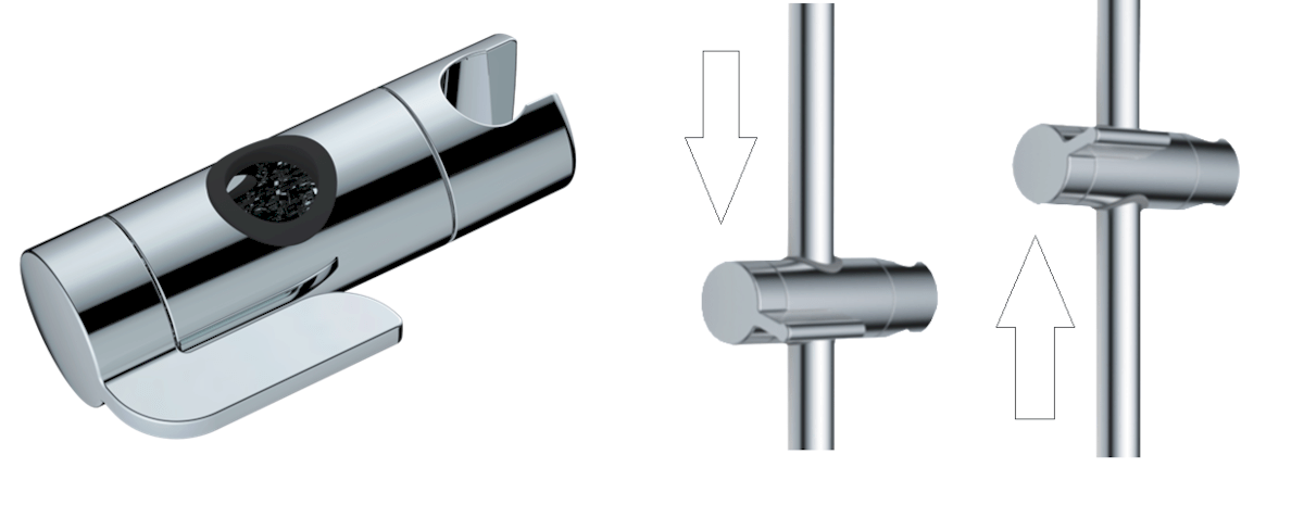 Náhradní posuvný jezdec SAT pro systémy 22 mm NDSATJEZDEC SAT