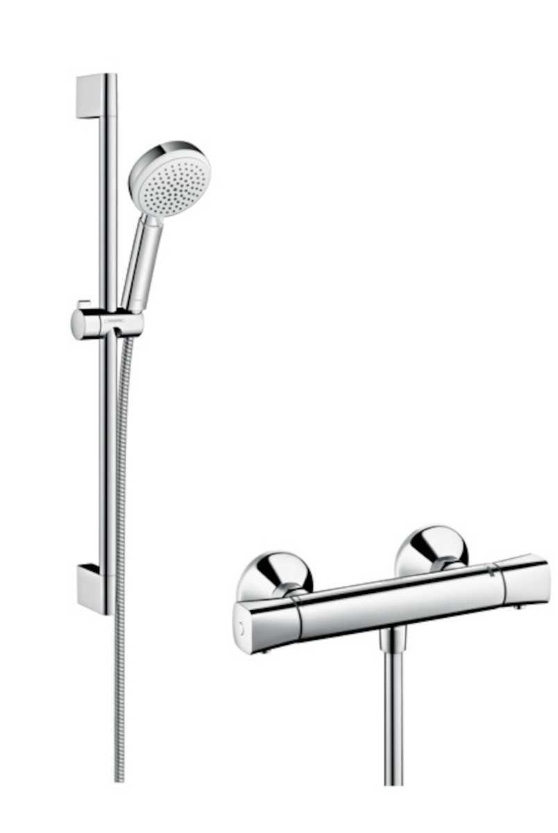 Sprchová baterie Hansgrohe Crometta 100 se sprchovým setem 150 mm bílá/chrom 27030400 Hansgrohe