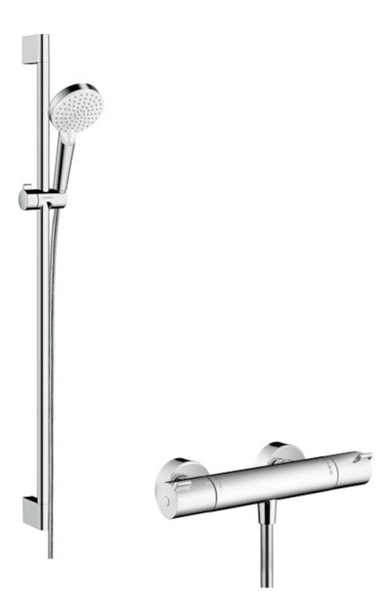 Sprchová baterie Hansgrohe Crometta se sprchovým setem 150 mm bílá/chrom 27813400 Hansgrohe