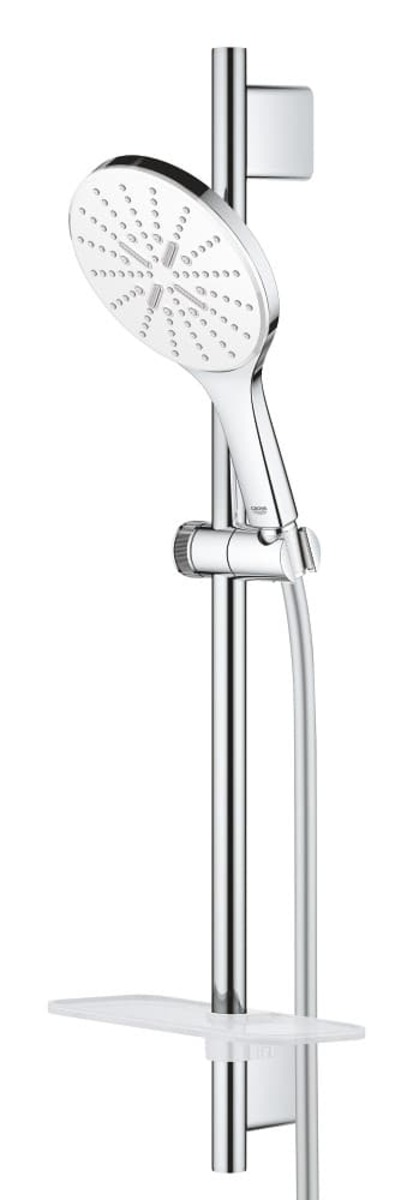 Sprchový set Grohe Rainshower SmartActive na stěnu s poličkou měsíční bílá 26592LS0 Grohe