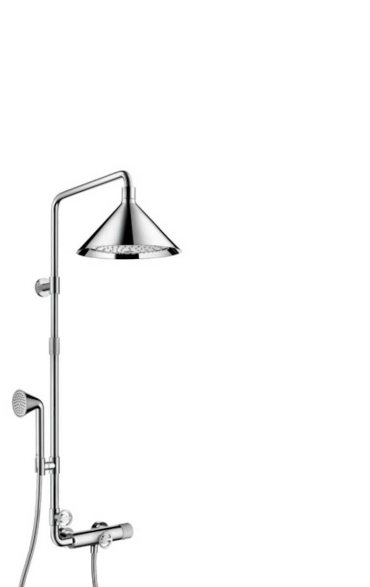 Sprchový systém Hansgrohe Axor Front s termostatickou baterií chrom 26020000 Hansgrohe