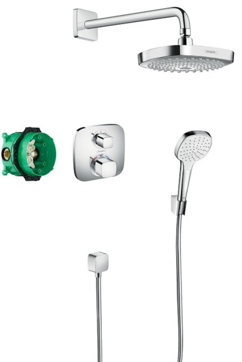 Sprchový systém Hansgrohe Ecostat včetně podomítkového tělesa chrom 27294000 Hansgrohe