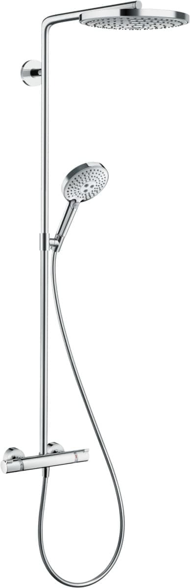 Sprchový systém Hansgrohe Raindance Select S na stěnu s termostatickou baterií chrom 27129000 Hansgrohe