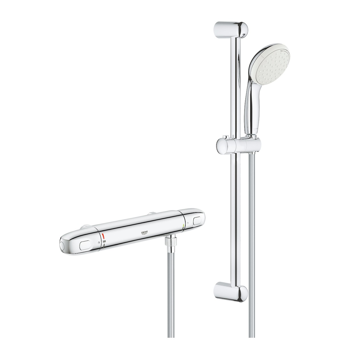 Termostat Grohe Grohtherm 1000 New s termostatickou baterií 150 mm chrom 34152004 Grohe