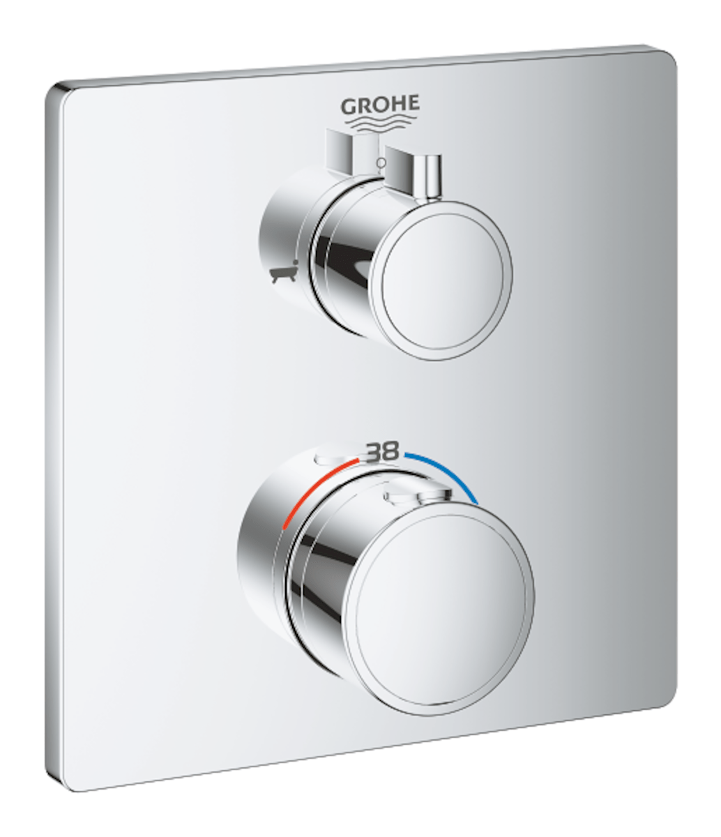 Termostat Grohe Grohtherm bez podomítkového tělesa chrom 24080000 Grohe