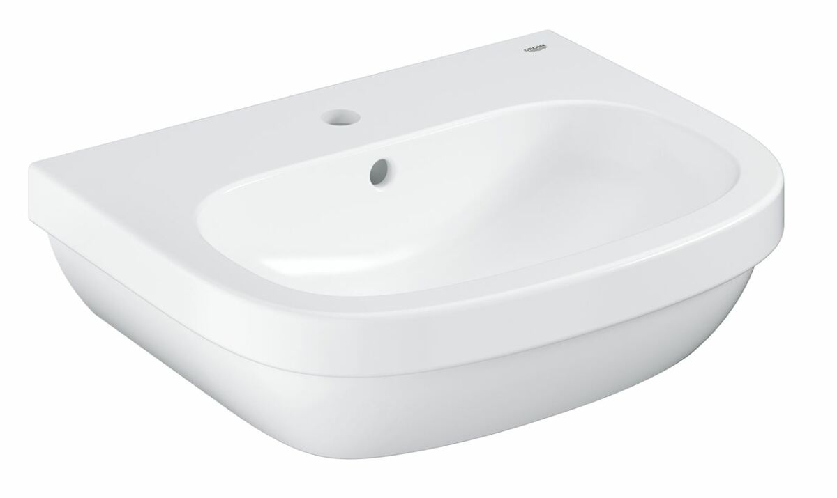 Umyvadlo Grohe Euro Ceramic 55x45 cm alpská bílá otvor pro baterii uprostřed 3933600H Grohe