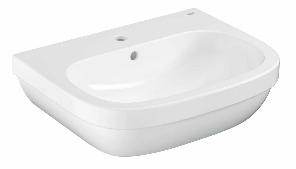 Umyvadlo Grohe Euro Ceramic 60x48 cm alpská bílá otvor pro baterii uprostřed 3933500H Grohe