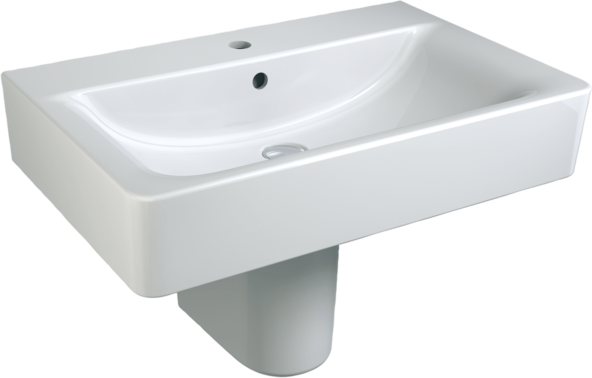 Umyvadlo Ideal Standard Connect 60x46 cm otvor pro baterii uprostřed E714101 Ideal Standard