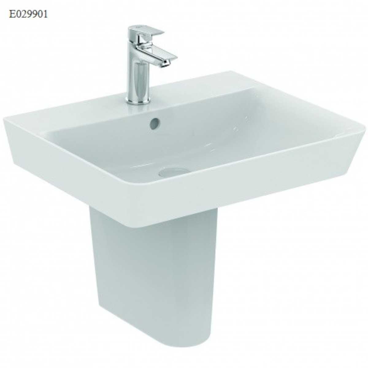 Umyvadlo Ideal Standard Connect air 55x46 cm otvor pro baterii uprostřed E029901 Ideal Standard