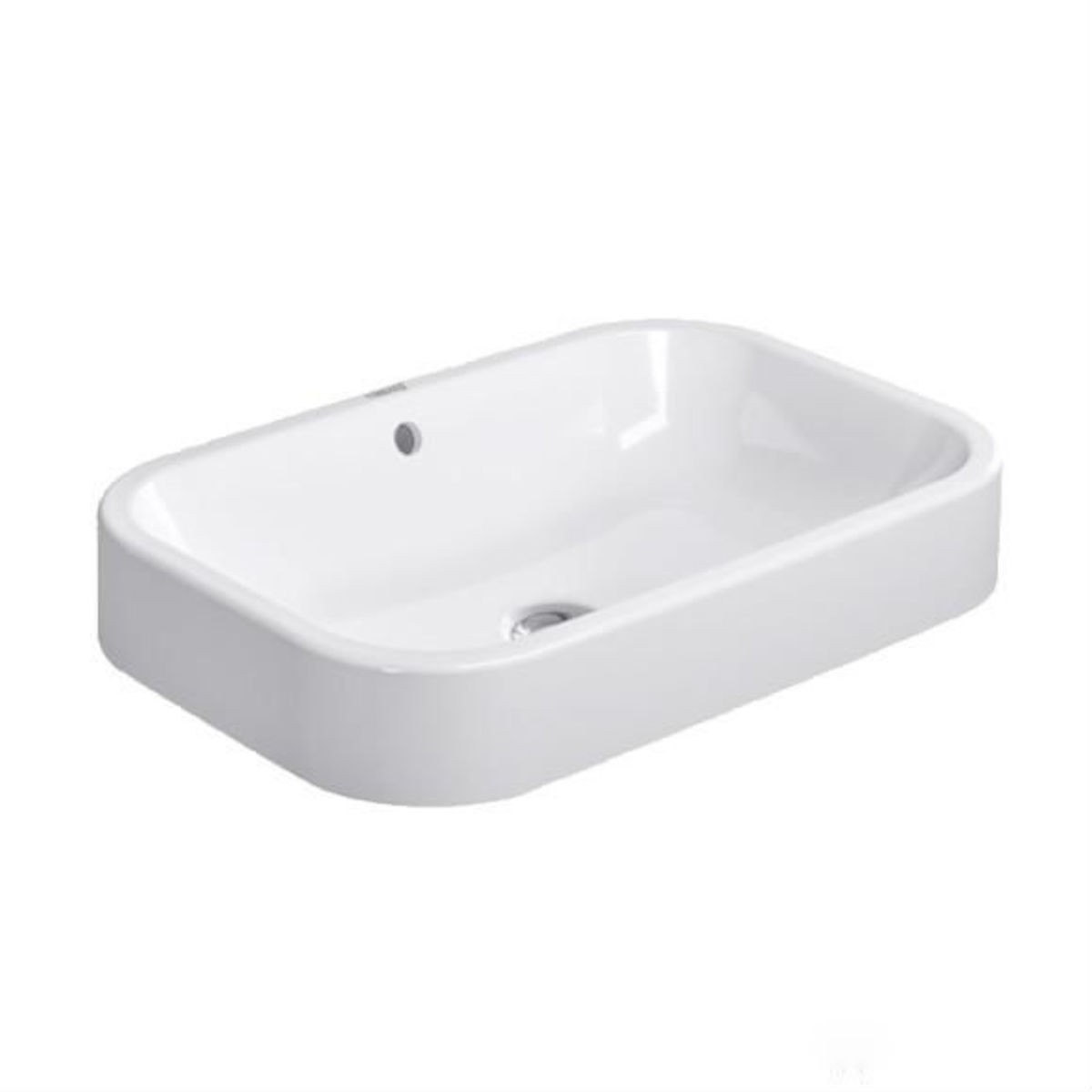 Umyvadlo na desku Duravit Happy D.2 60x40 cm bez otvoru pro baterii 2314600000 Duravit