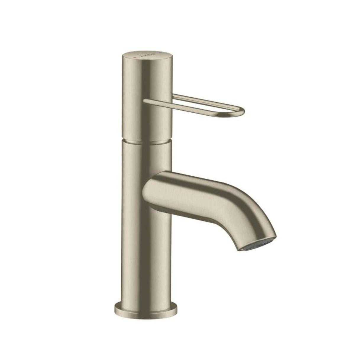 Umyvadlová baterie Hansgrohe Axor Uno s neuzavíratelným vtokem kartáčovaný nikl 38021820 Hansgrohe