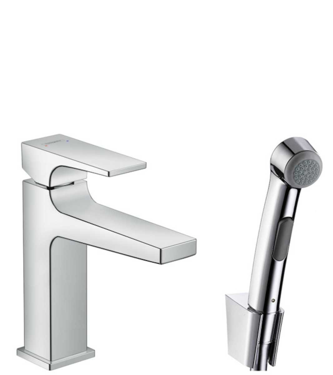 Umyvadlová baterie Hansgrohe Metropol s bidetovou sprškou chrom 32522000 Hansgrohe