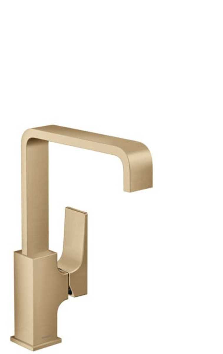 Umyvadlová baterie Hansgrohe Metropol s clic-clacem kartáčovaný bronz 32511140 Hansgrohe