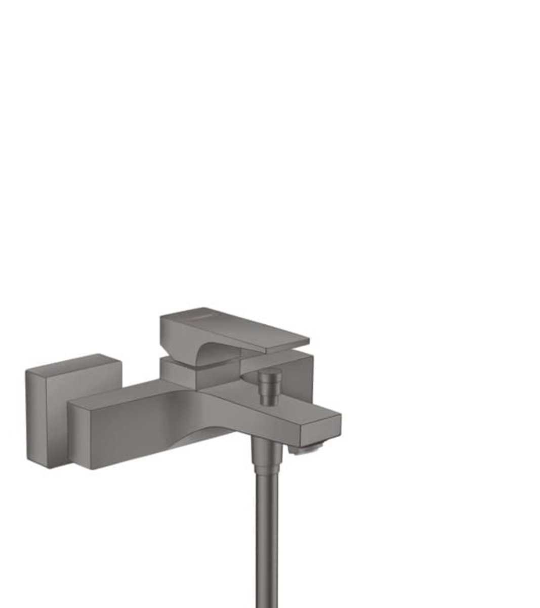 Vanová baterie Hansgrohe Metropol bez sprchového setu 150 mm kartáčovaný černý chrom 32540340 Hansgrohe