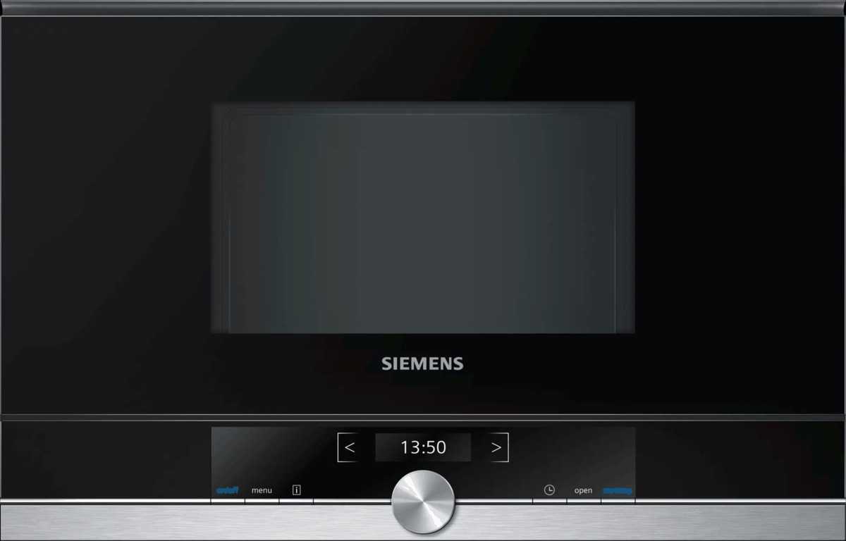 Vestavná mikrovlnná trouba Siemens černá BF634LGS1 Siemens