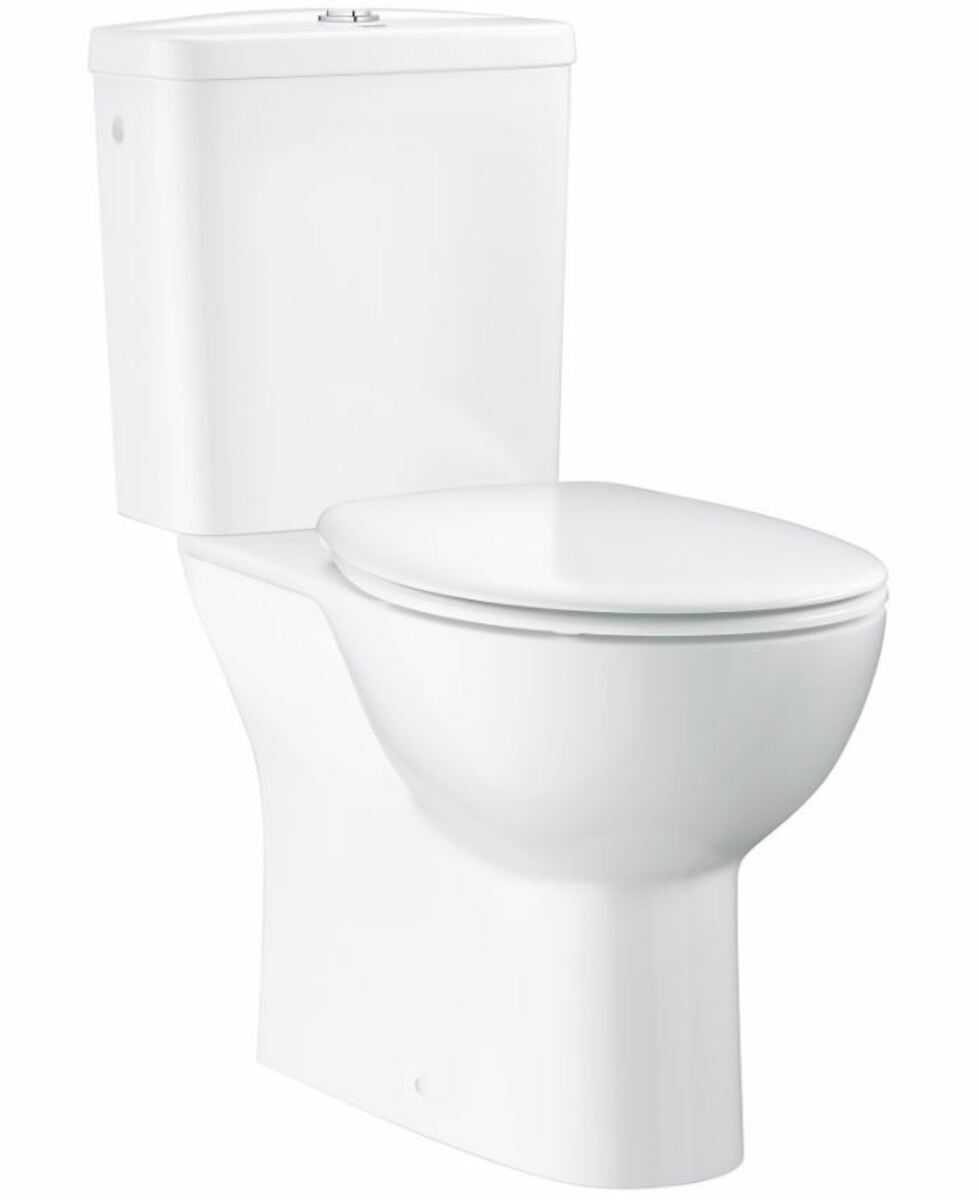 Wc kombi komplet Grohe Bau Ceramic alpská bílá spodní odpad 39346000 Grohe