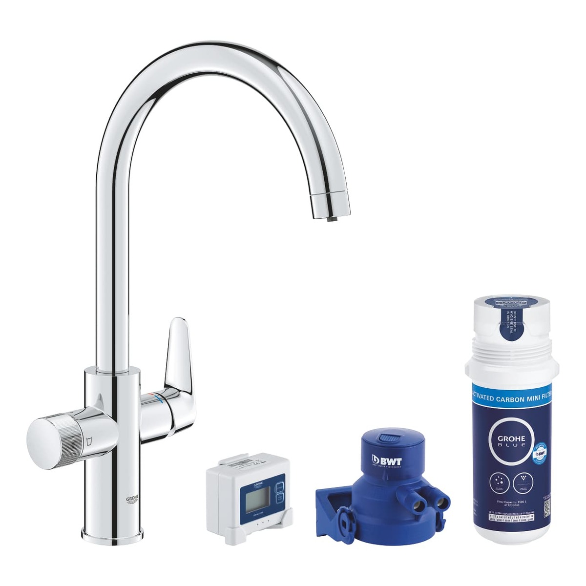 Dřezová baterie Grohe Blue Pure s filtrem chrom 30593000 Grohe