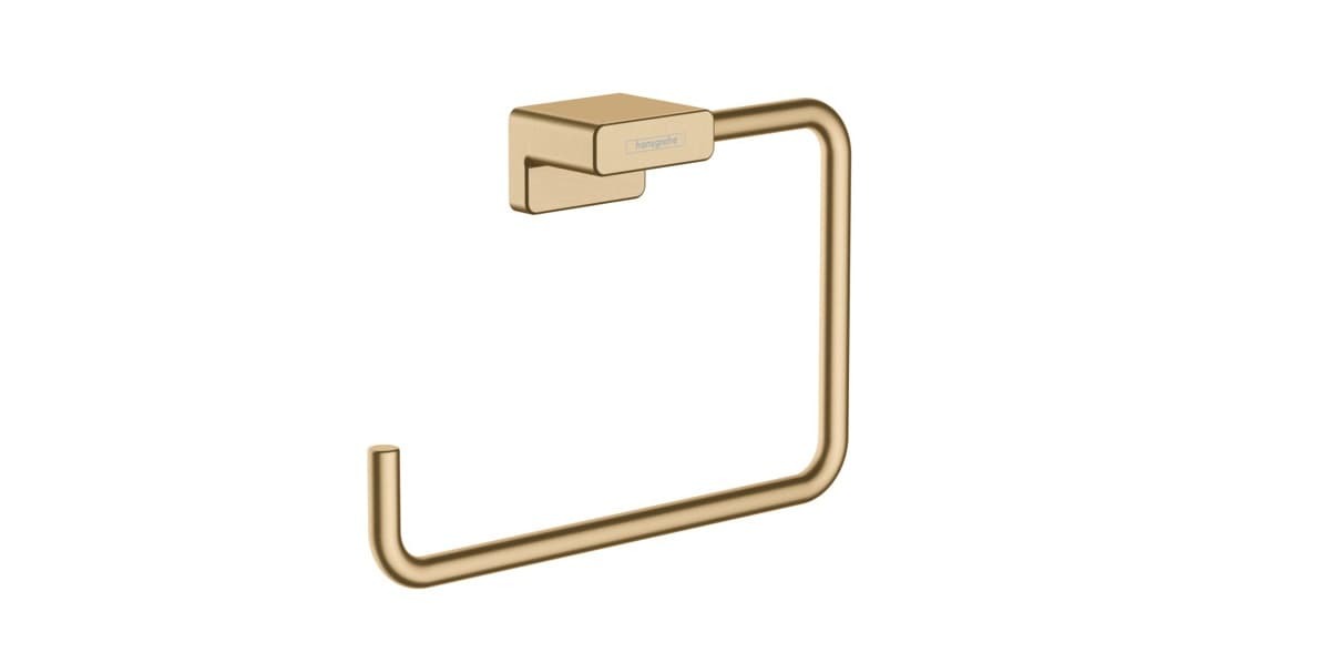 Držák ručníků Hansgrohe AddStoris kartáčovaný bronz 41754140 Hansgrohe