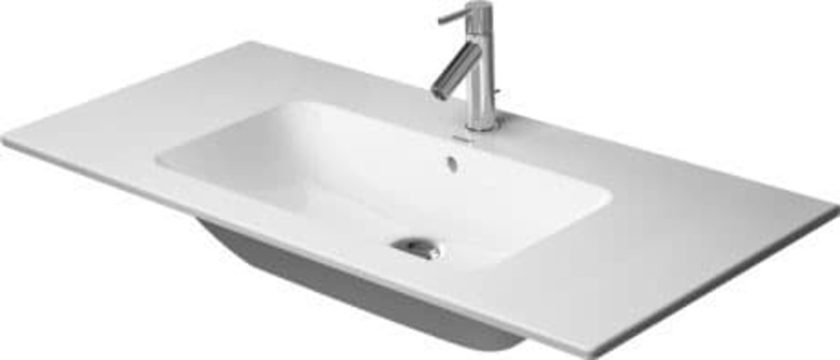 Nábytkové umyvadlo Duravit Me By Starck 103x49 cm otvor pro baterii uprostřed 23361000001 Duravit