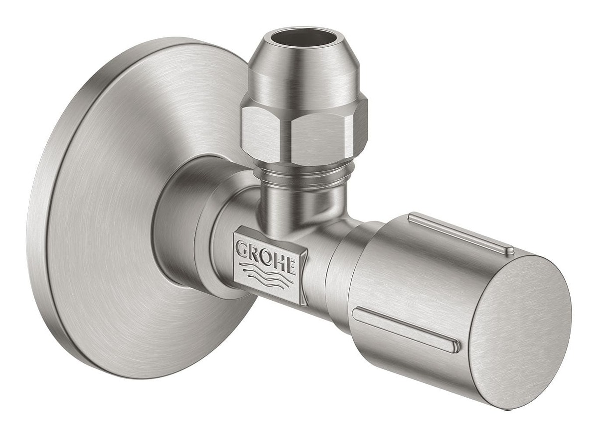 Rohový ventil Grohe 1/2"x3/8" s krytkou supersteel 22039DC0 Grohe