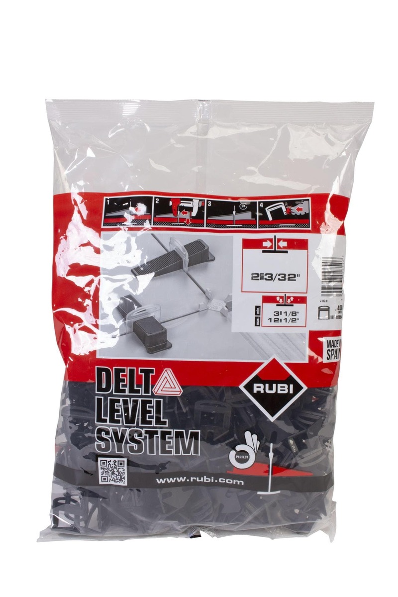 Spony 2 mm leveling system Delta Rubi 400 ks R2854 Rubi