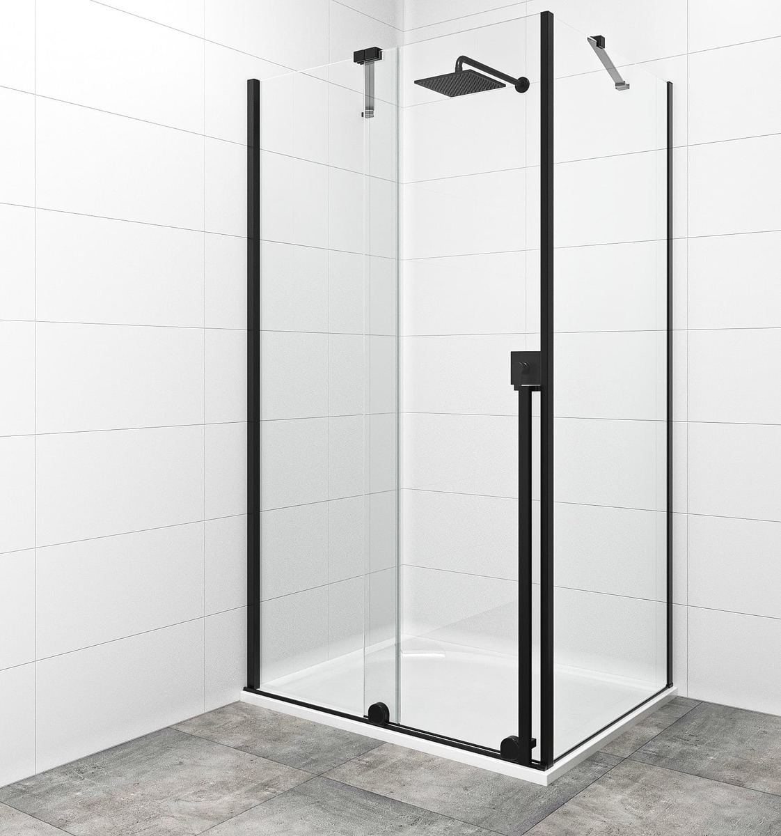 Sprchová dveře 110x90 cm SAT Walk-In Xmotion SATBWIXM110STE90C SAT