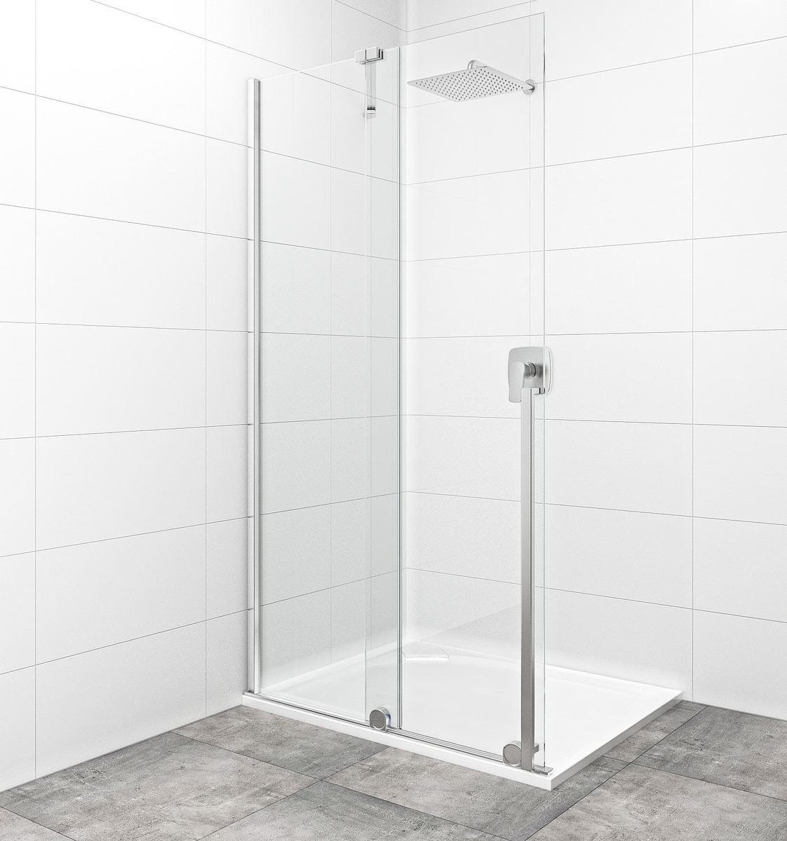 Sprchová zástěna Walk-In 110 cm SAT Walk-In Xmotion SATBWIXM110 SAT