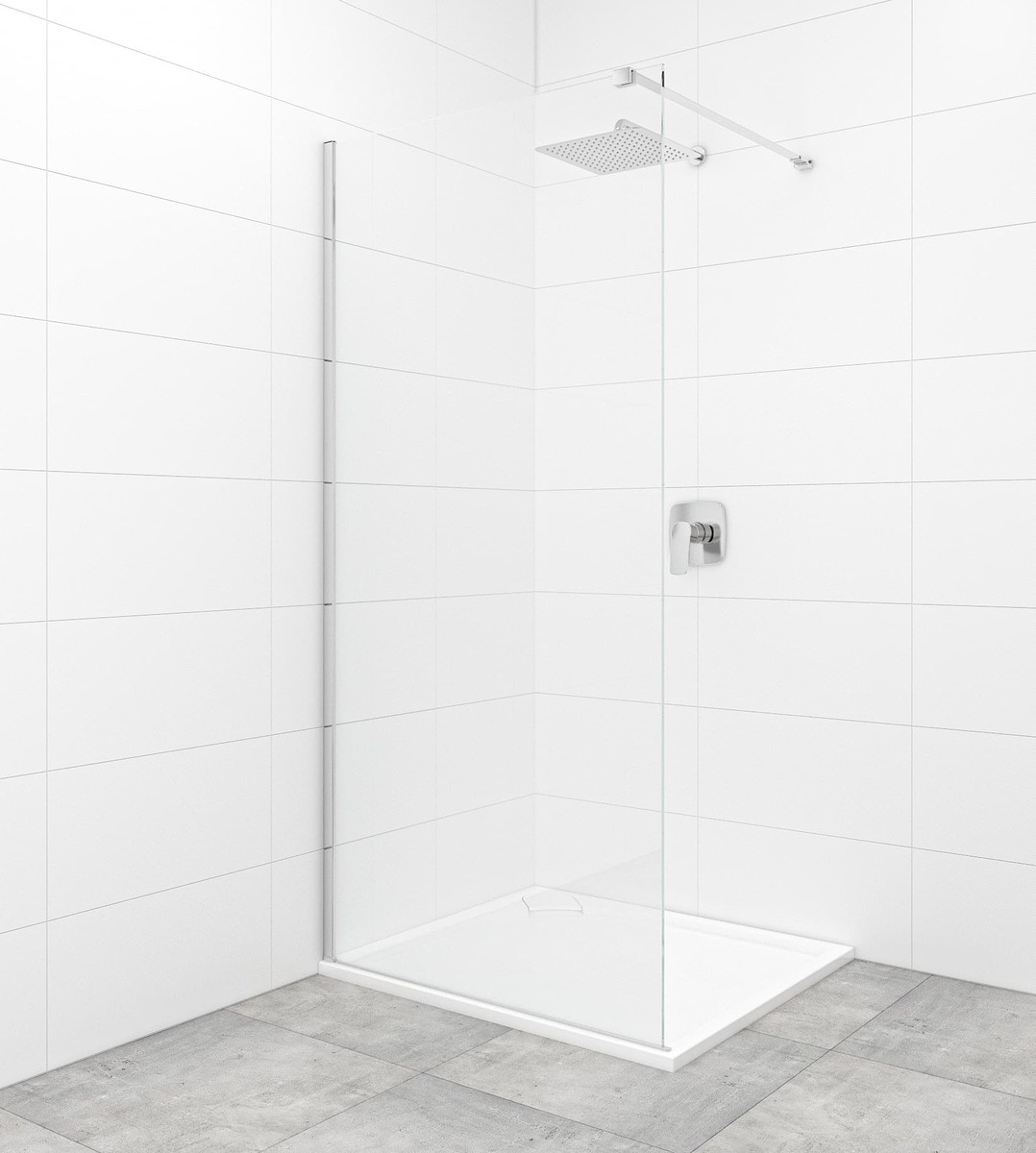 Sprchová zástěna Walk-in 120 cm SAT SATBWI120PR SAT