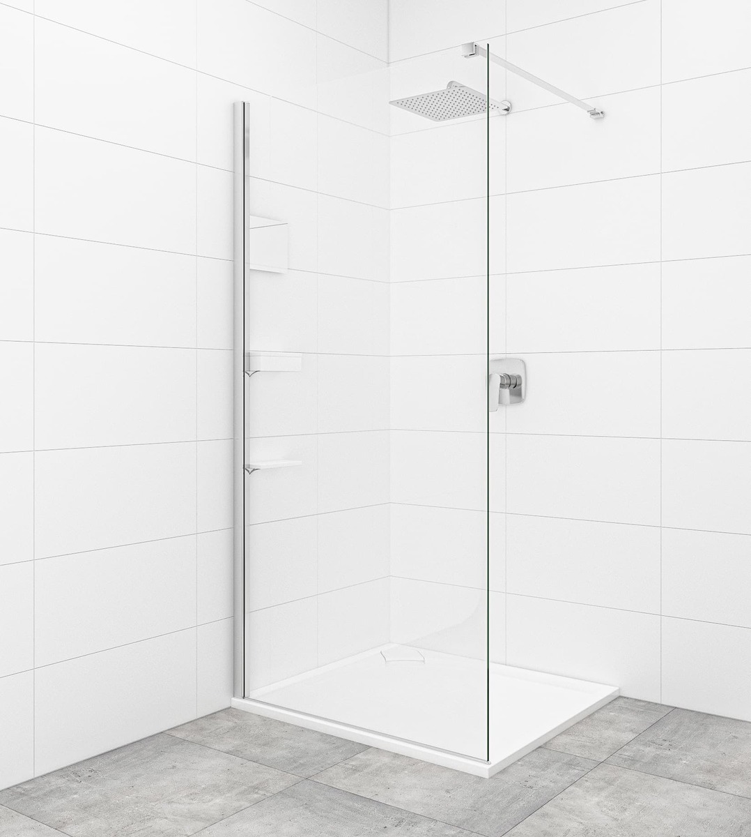 Sprchová zástěna Walk-in 120 cm SAT SATBWI120PRDOPL SAT