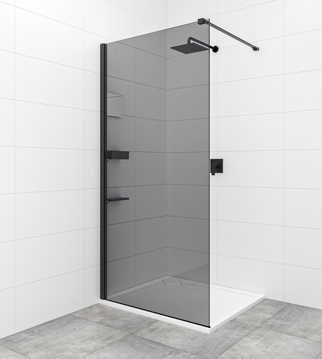 Sprchová zástěna Walk-in 140 cm SAT SATBWI140KSPRDOPLC SAT