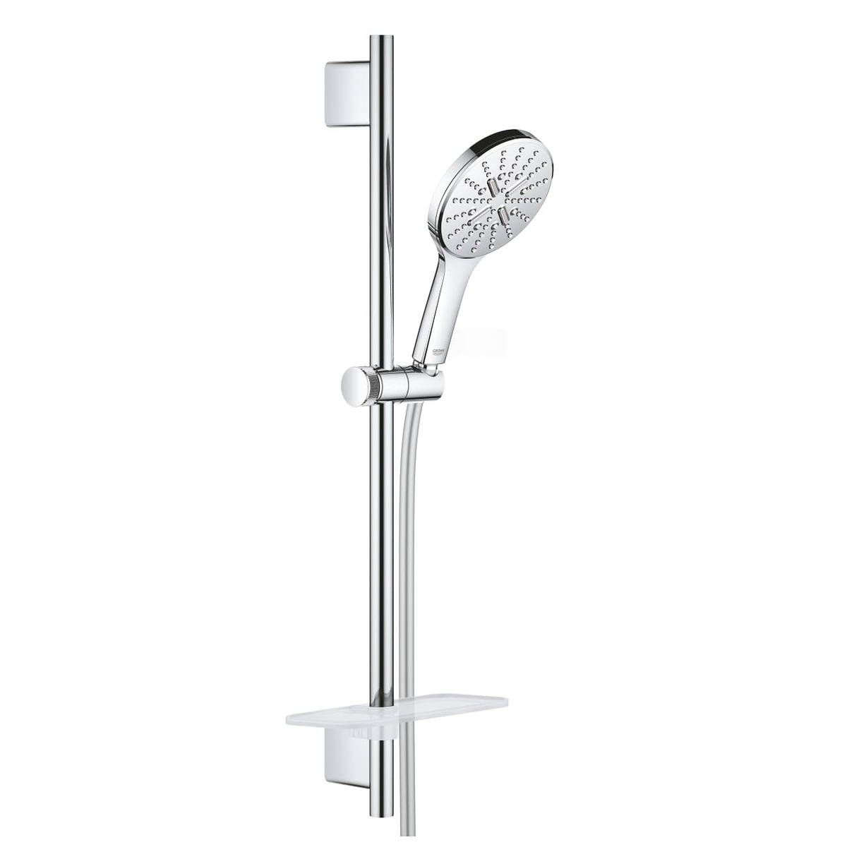 Sprchový set Grohe Rainshower SmartActive na stěnu s poličkou chrom 26546000 Grohe