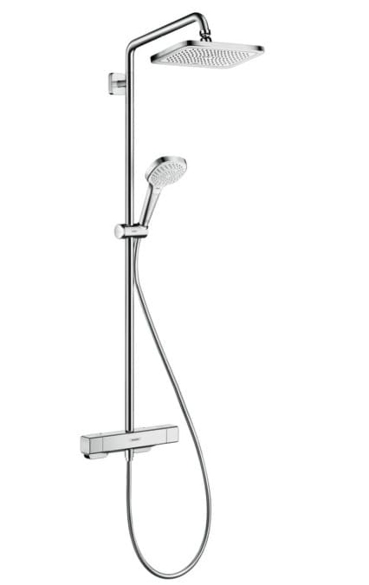 Sprchový systém Hansgrohe Croma E na stěnu s termostatickou baterií chrom 27660000 Hansgrohe