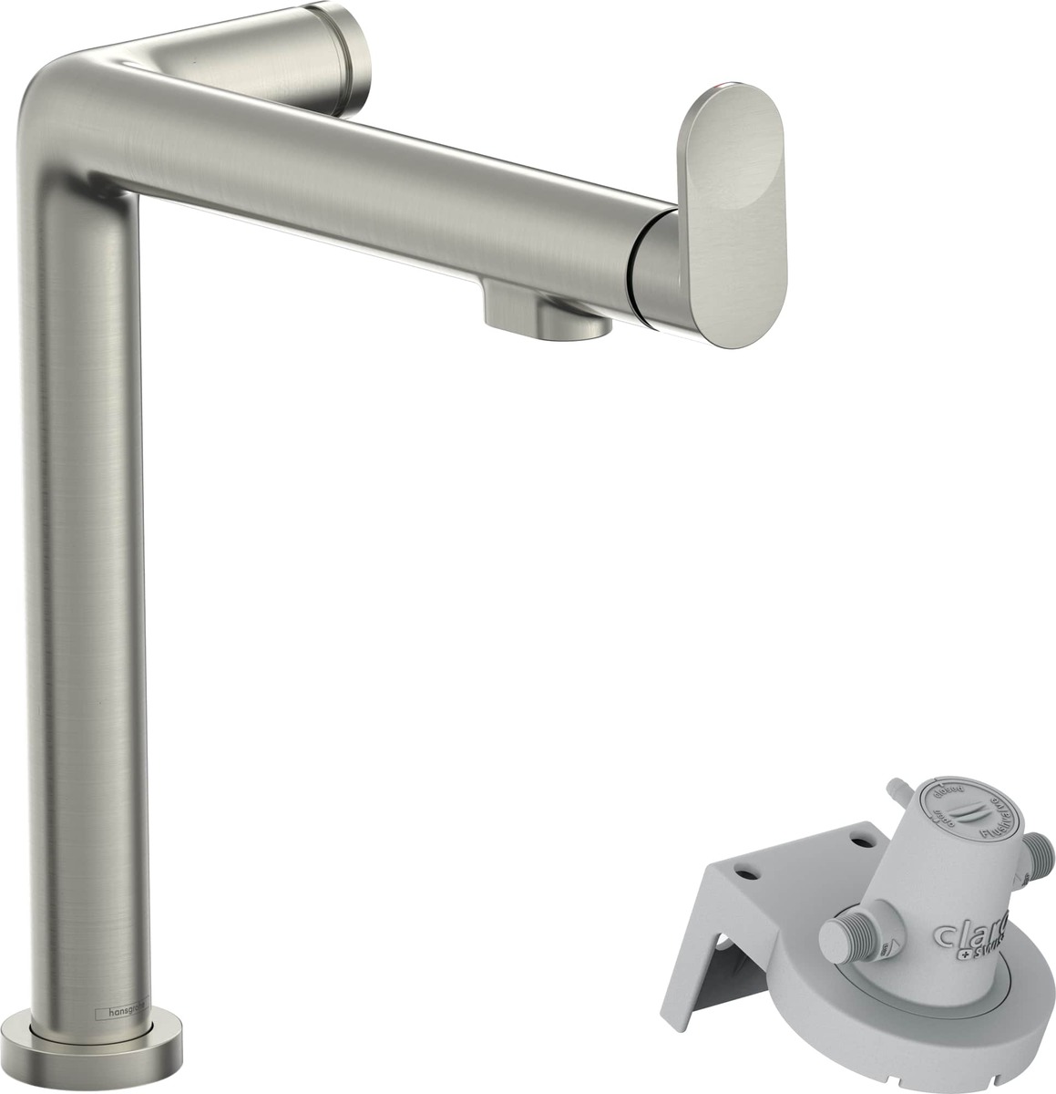 Dřezová baterie Hansgrohe Aqittura bez výpusti nerez 76804800 Hansgrohe