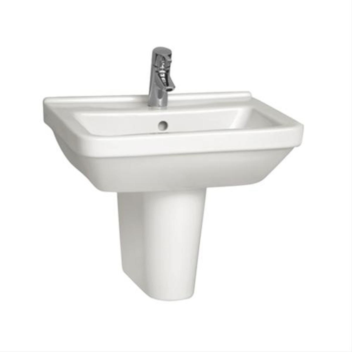 Umyvadlo Vitra S50 55x45 cm otvor pro baterii uprostřed 5309-003-0001 Vitra