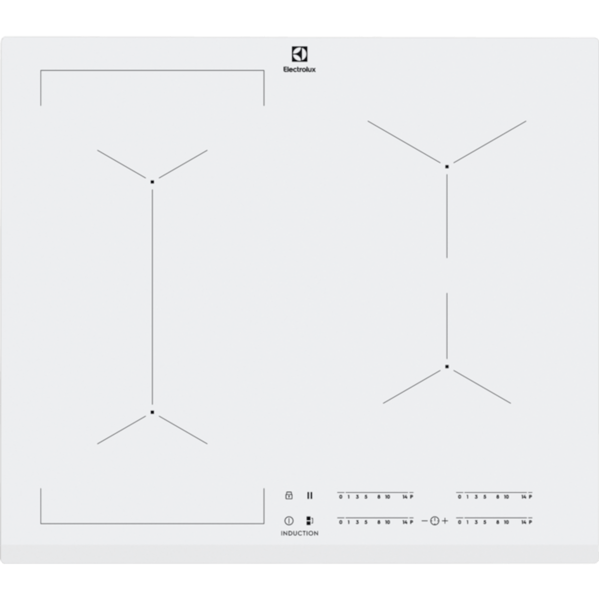 Indukční varná deska Electrolux bílá EIV63440BW Electrolux