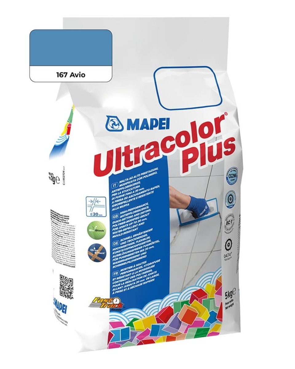 Spárovací hmota Mapei Ultracolor Plus avio 5 kg CG2WA MAPU167 Mapei