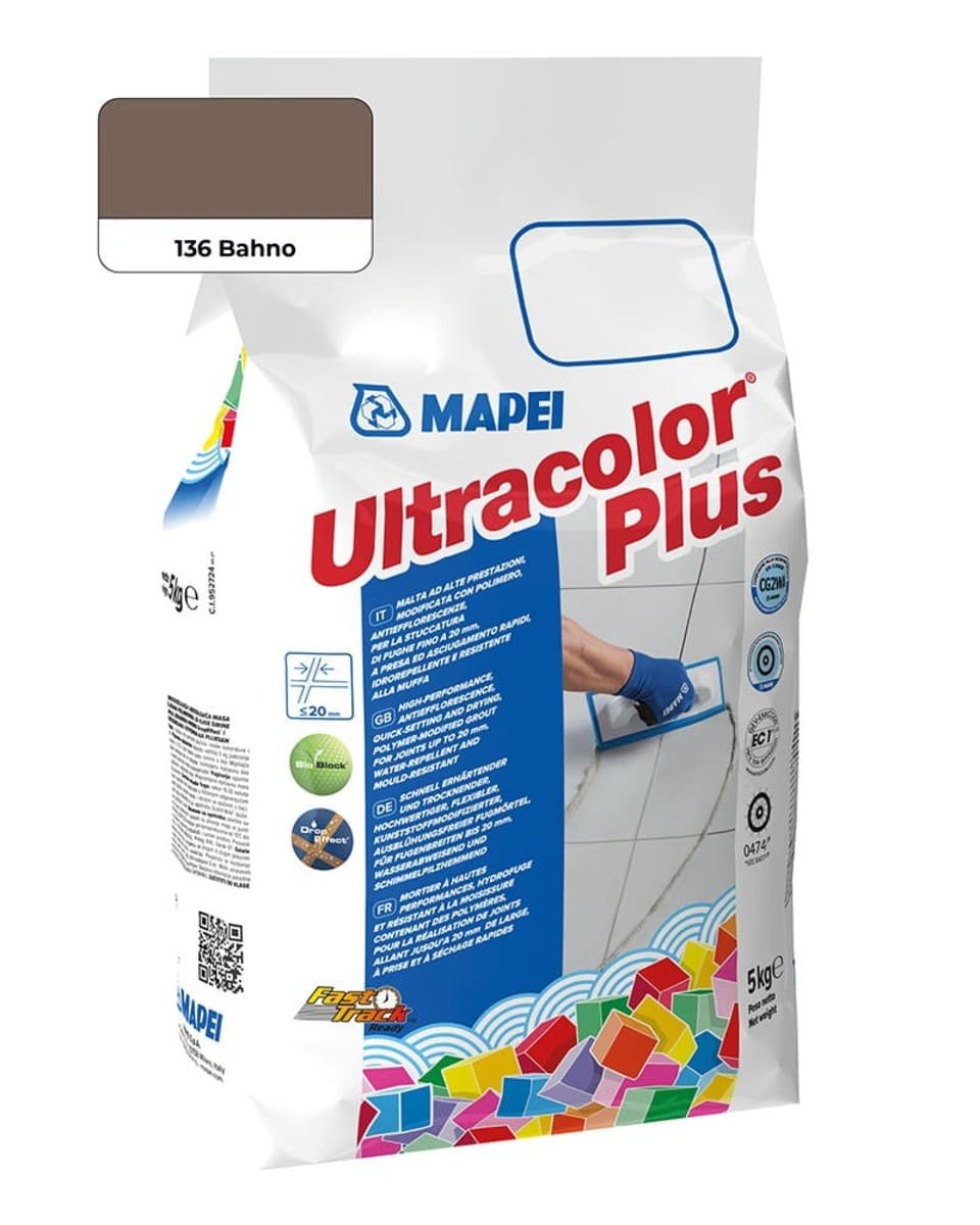 Spárovací hmota Mapei Ultracolor Plus bahno 5 kg CG2WA MAPU136 Mapei